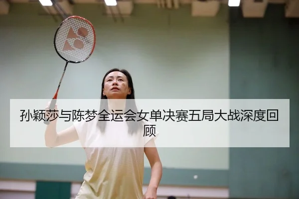 孙颖莎与陈梦全运会女单决赛五局大战深度回顾